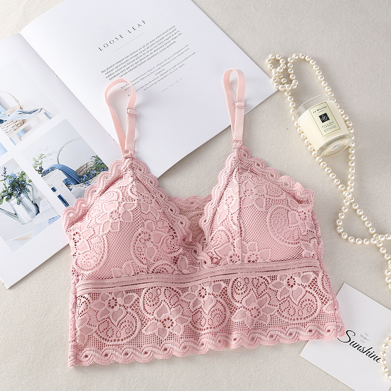 Áo bra/ ngực 2 dây, mút mỏng dáng croptop sexy cho nữ LYEA019