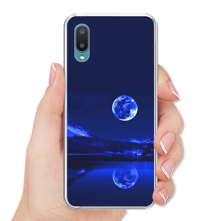 Ốp lưng cho điện thoại SAMSUNG GALAXY A02 - Silicone dẻo - 0269 MOON02 - Hàng Chính Hãng