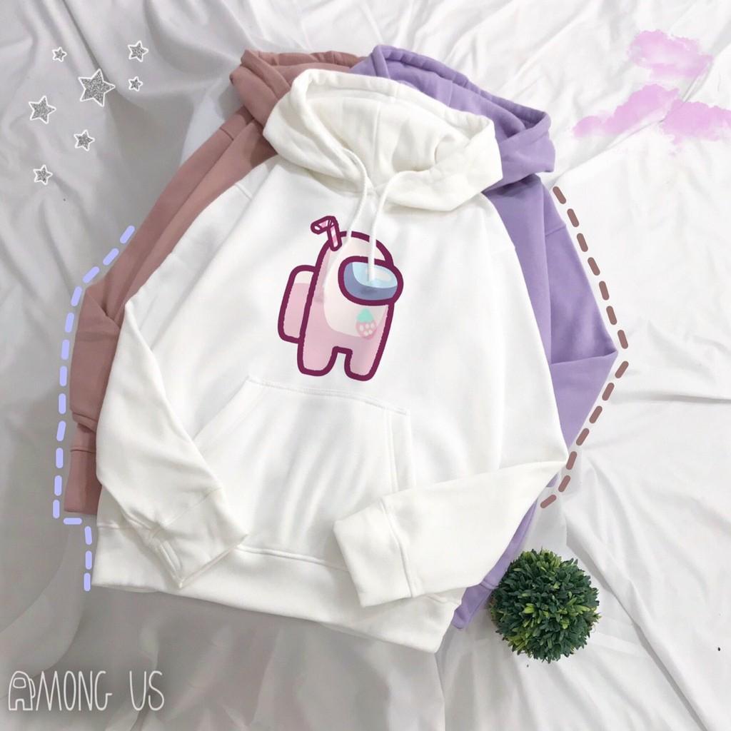 Áo hoodie nỉ Among Us siêu cute game hoodie unisex cryaotic10