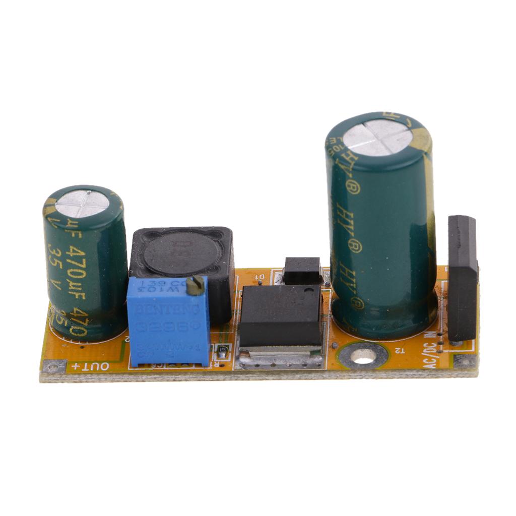 2Pcs AC 24V To DC 12V  Adjustable Step Down Power Converter Module