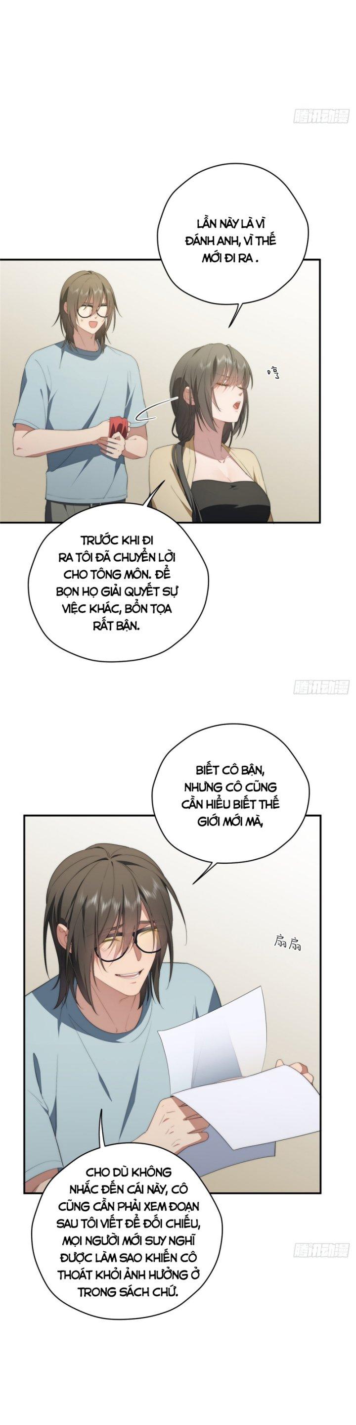 nữ chính chạy từ trong sách ra thì phải làm sao chapter 36 15