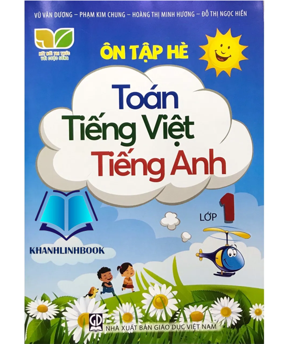 Sách - ôn tập hè toán tiếng việt tiếng anh lớp 1