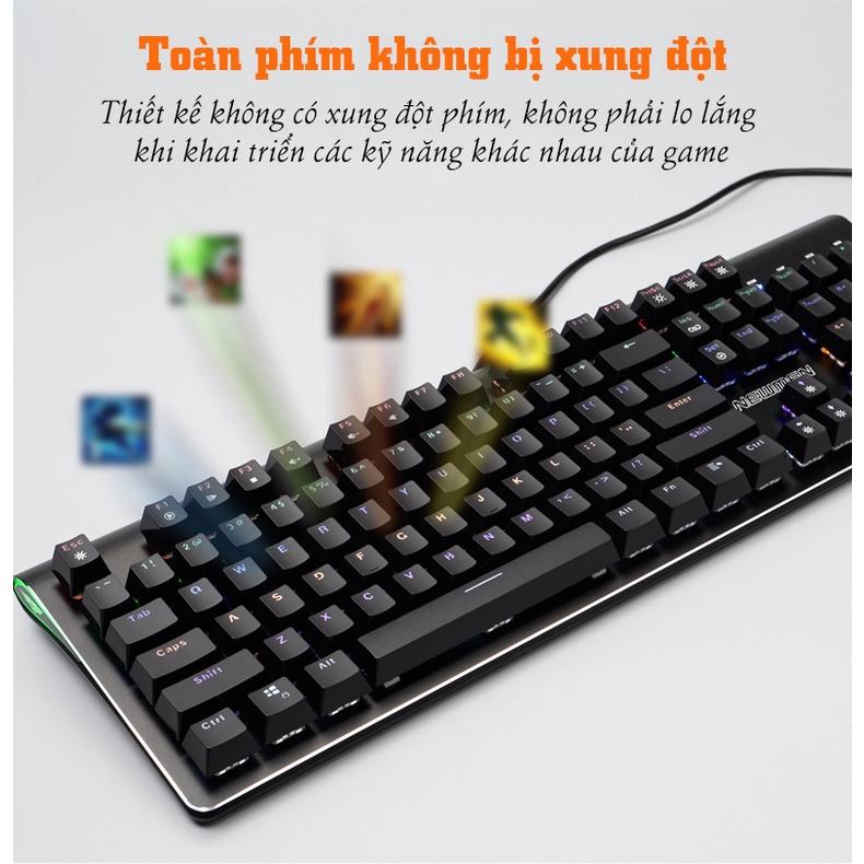 Bàn phím cơ có dây Gaming Newmen GM390, Hotswap- Hàng chính hãng