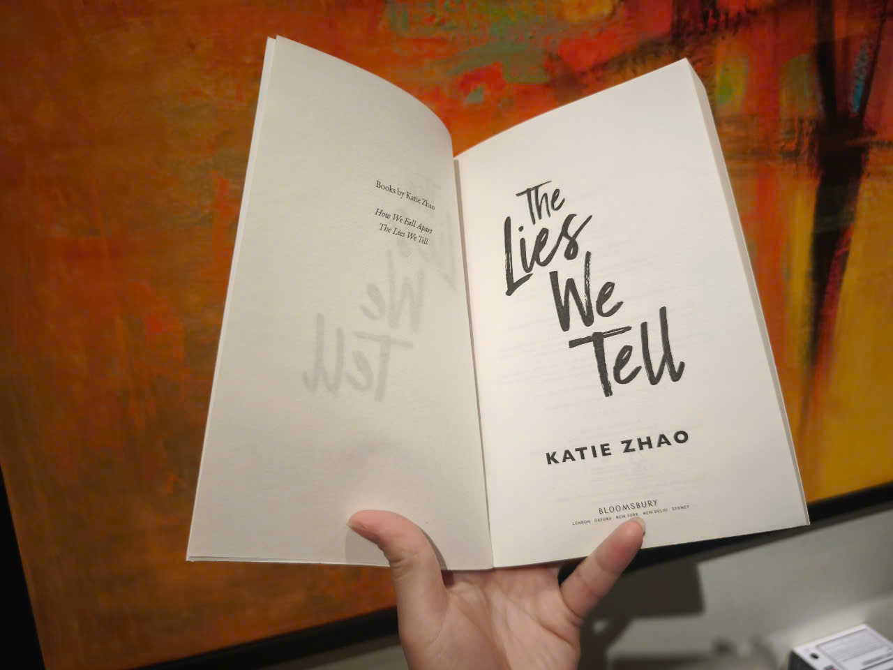 Sách - The Lies We Tell by Katie Zhao - Mystery / Thriller / Fiction in English
