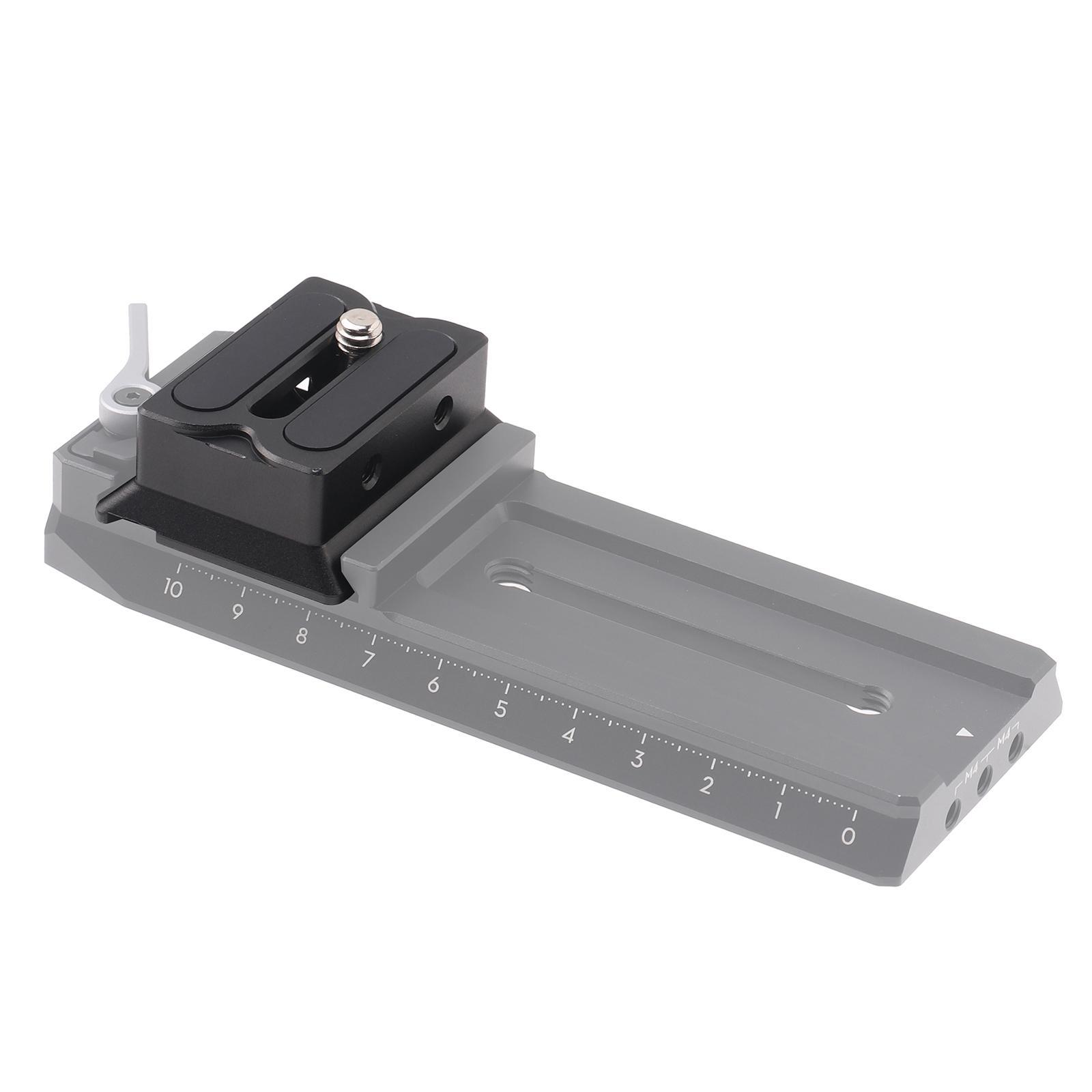 Camera Quick Release Plate, with 1/4''-20 Screw Aluminum Alloy Camera Tripod Mount Adapter Tripod Mount Support for Camera Gimbal Stabilizer