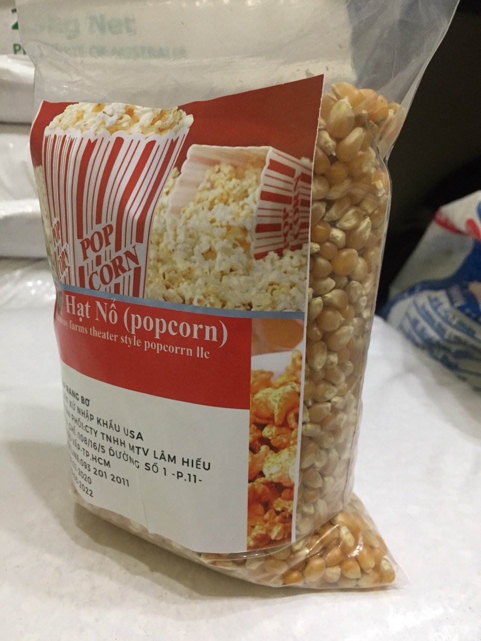 BẮP HẠT NỔ POPCORN 1KG