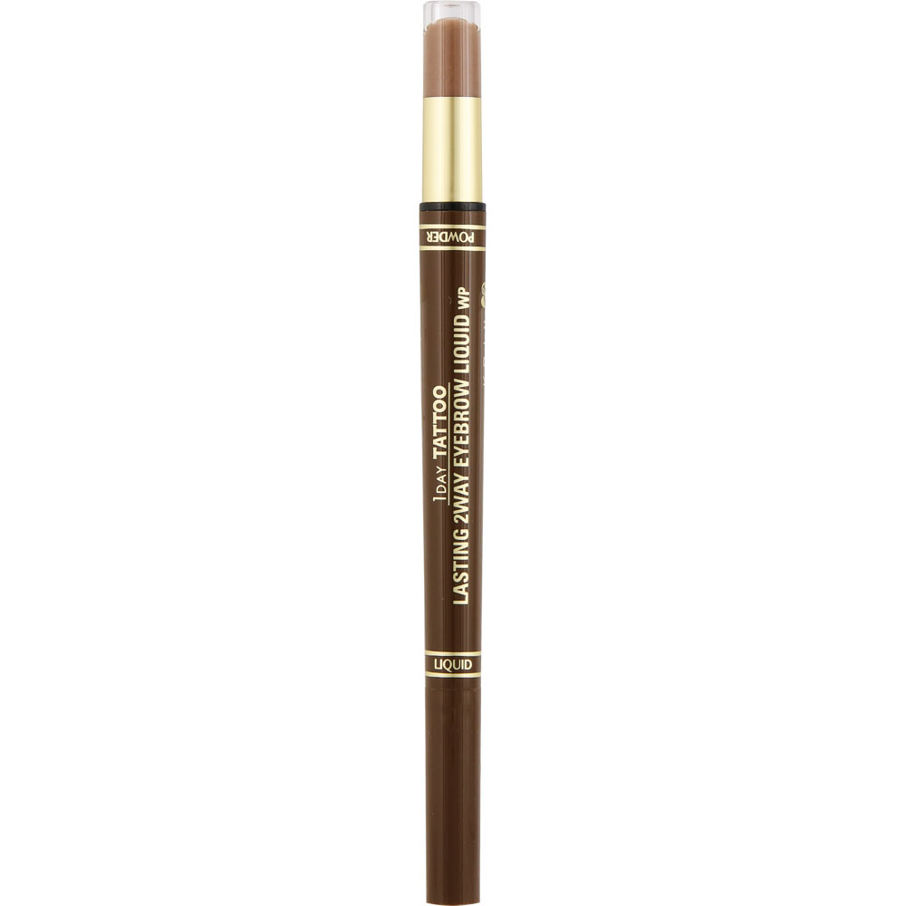 Bút Vẽ Lông Mày 2 Đầu Nhật Bản, Đầu Nước, Đầu Bột K-Palette Lasting 2Way Eyebrow Liquid WP, Chống Nước, Lâu Trôi, Bền Màu