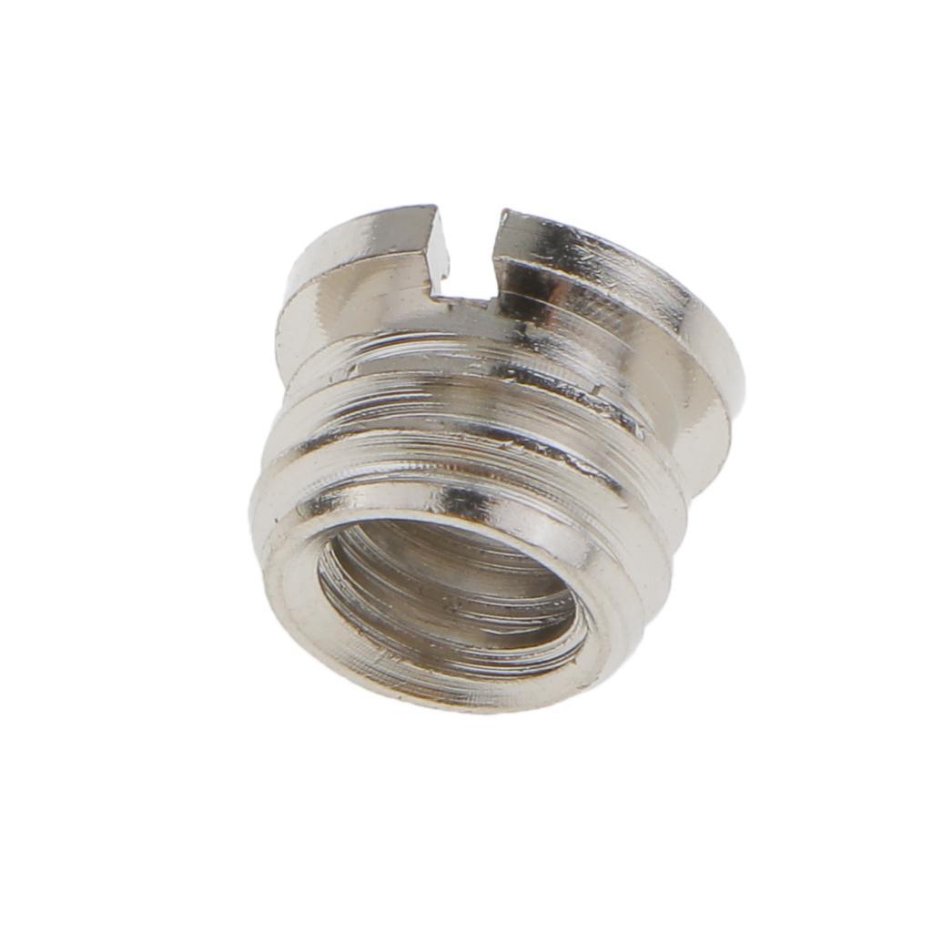 1/4" to 3/8" Convert Screw Adapter FOR Camera Tripod Monopod Silver