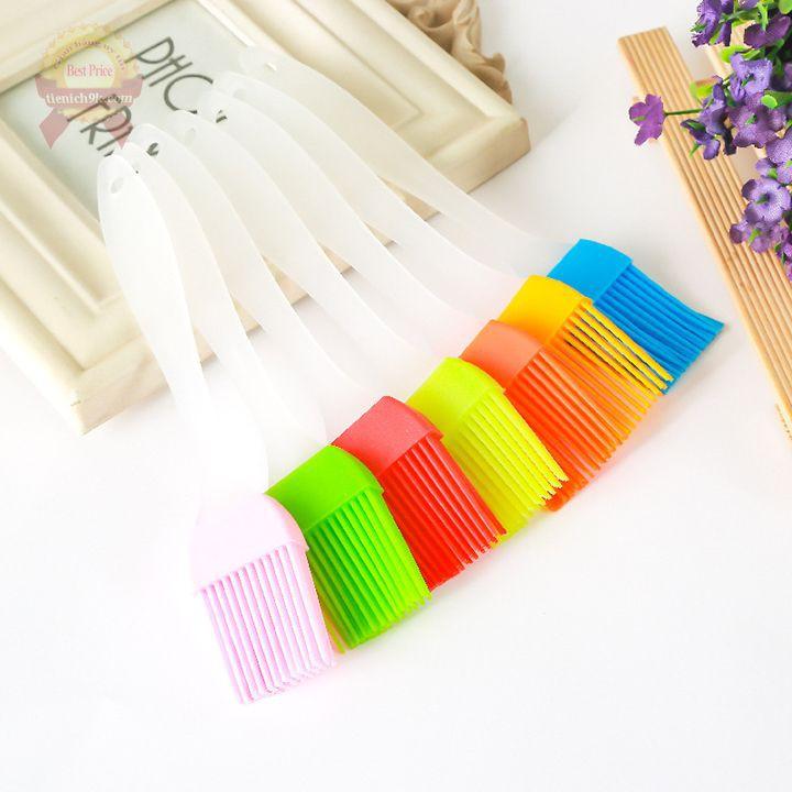 Chổi quét bánh Dụng cụ làm bánh nấu ăn silicon chịu nhiệt cán dài tiện lợi