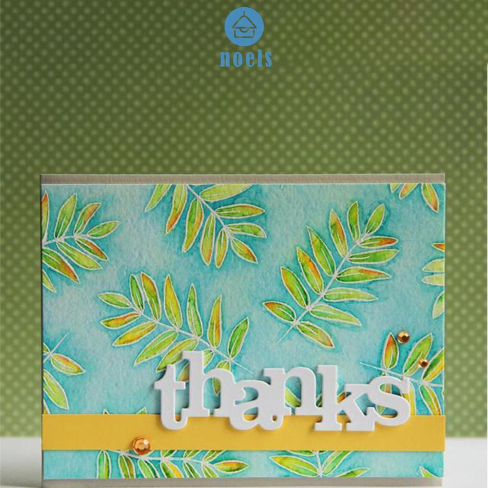 Khuôn Cắt Giấy Làm Từ Kim Loại Hình Thẻ Trang Trí Scrapbook