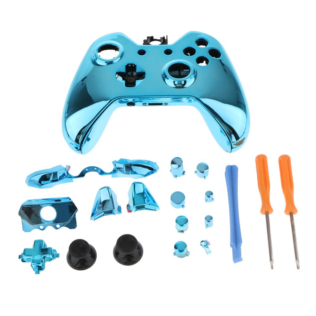 Full Shell Kit Replacement Cover + 3x Headphone Port for Xbox One Controller