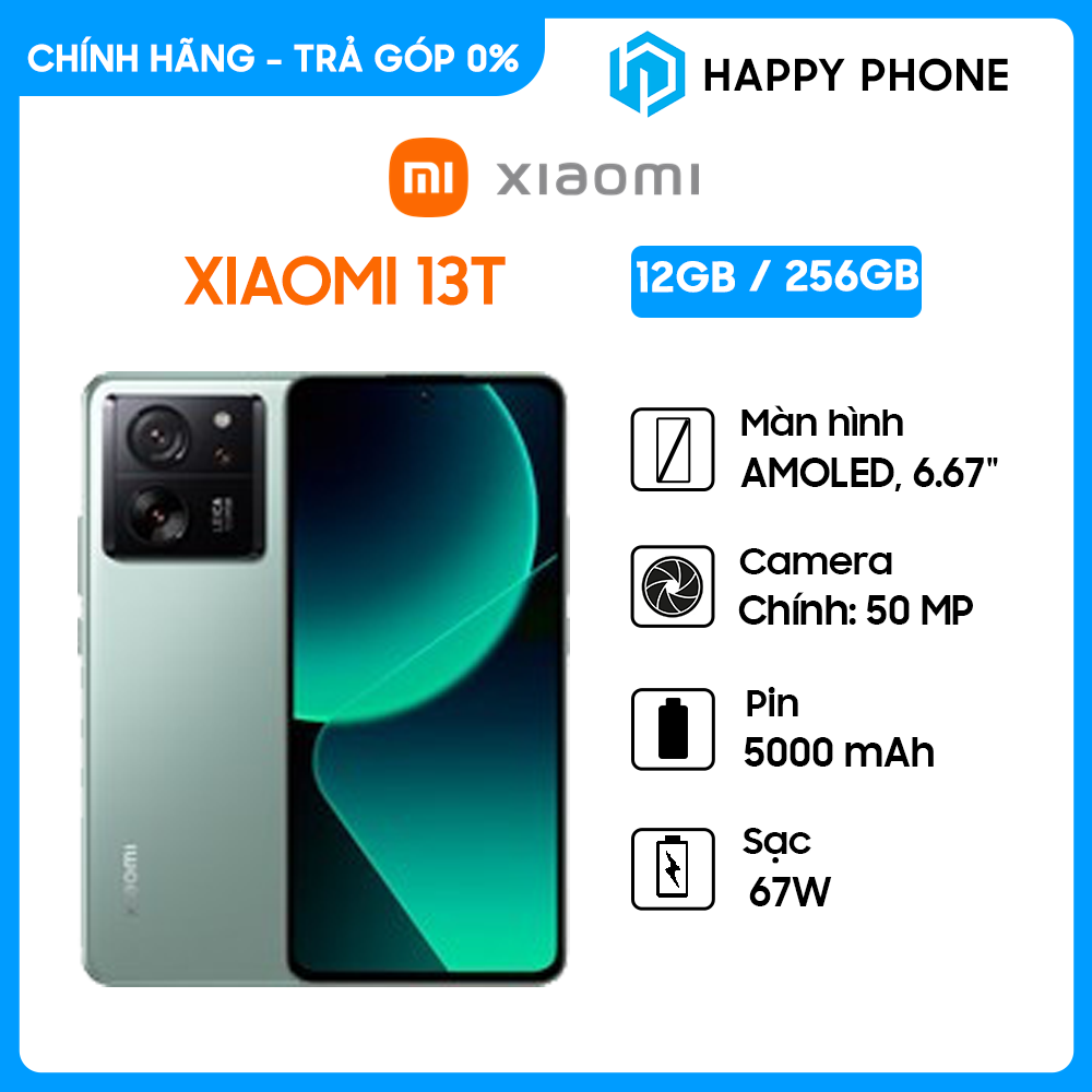 XIAOMI 13T 5G (12GB-256GB) - Hàng chính hãng