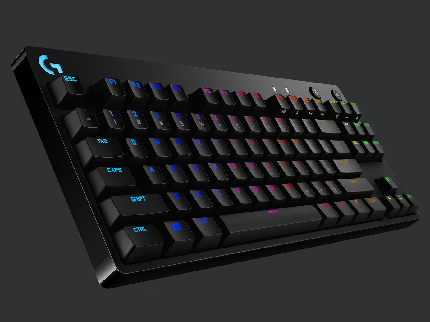 Bàn Phím Cơ Có Dây Logitech G Pro Gaming RGB Romer-G Switch Tenkeyless - Hàng Chính Hãng