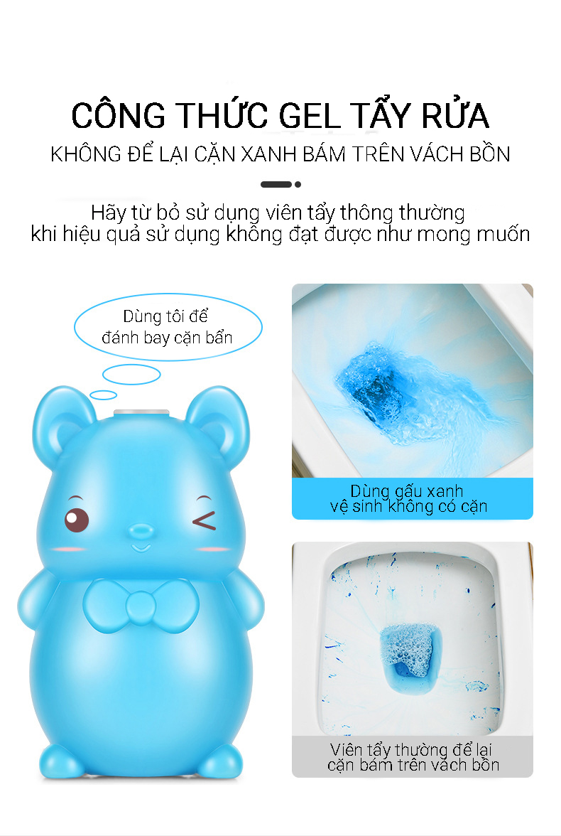 Chai Thả Bồn Cầu Nhật Bản HOMI Mã HC01 - Khử Mùi Nhà Vệ Sinh, Diệt Sạch 99,9% Vi Khuẩn, Siêu Tiết Kiệm - Hàng Chính Hãng