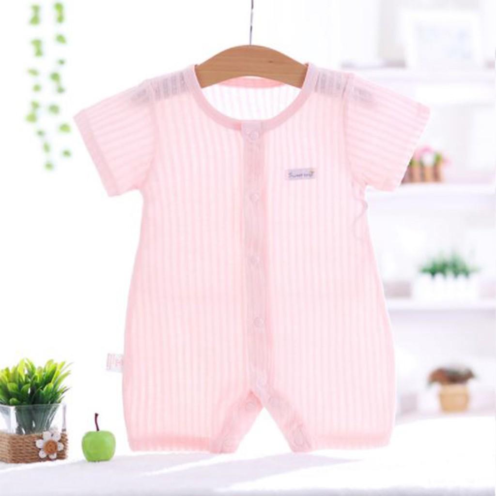 Bodysuit cho bé bộ body đùi cho bé trai gái sơ sinh cộc tay Cao Cấp Thoáng Mát quần áo sơ sinh Cực Đẹp từ 3-12kg - BDC11