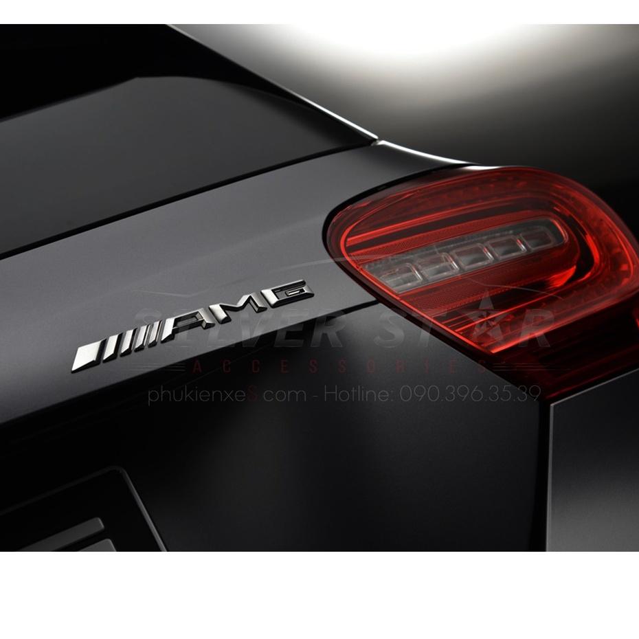 Decal 3D Chữ Nổi AMG/GLC63/4MATIC Dán Đuôi Xe Hơi