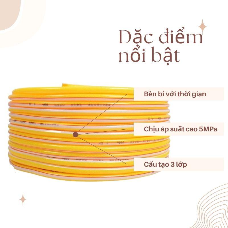 Bộ tưới cây rửa xe vòi xịt 8 chế độ đầy đủ kèm 5/10 mét dây ống nước áp lực