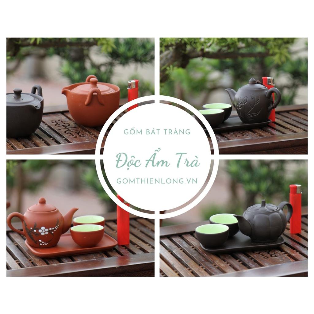 Độc Ẩm Trà - Ấm Chén Gốm Bát Tràng - Gốm Thiên Long