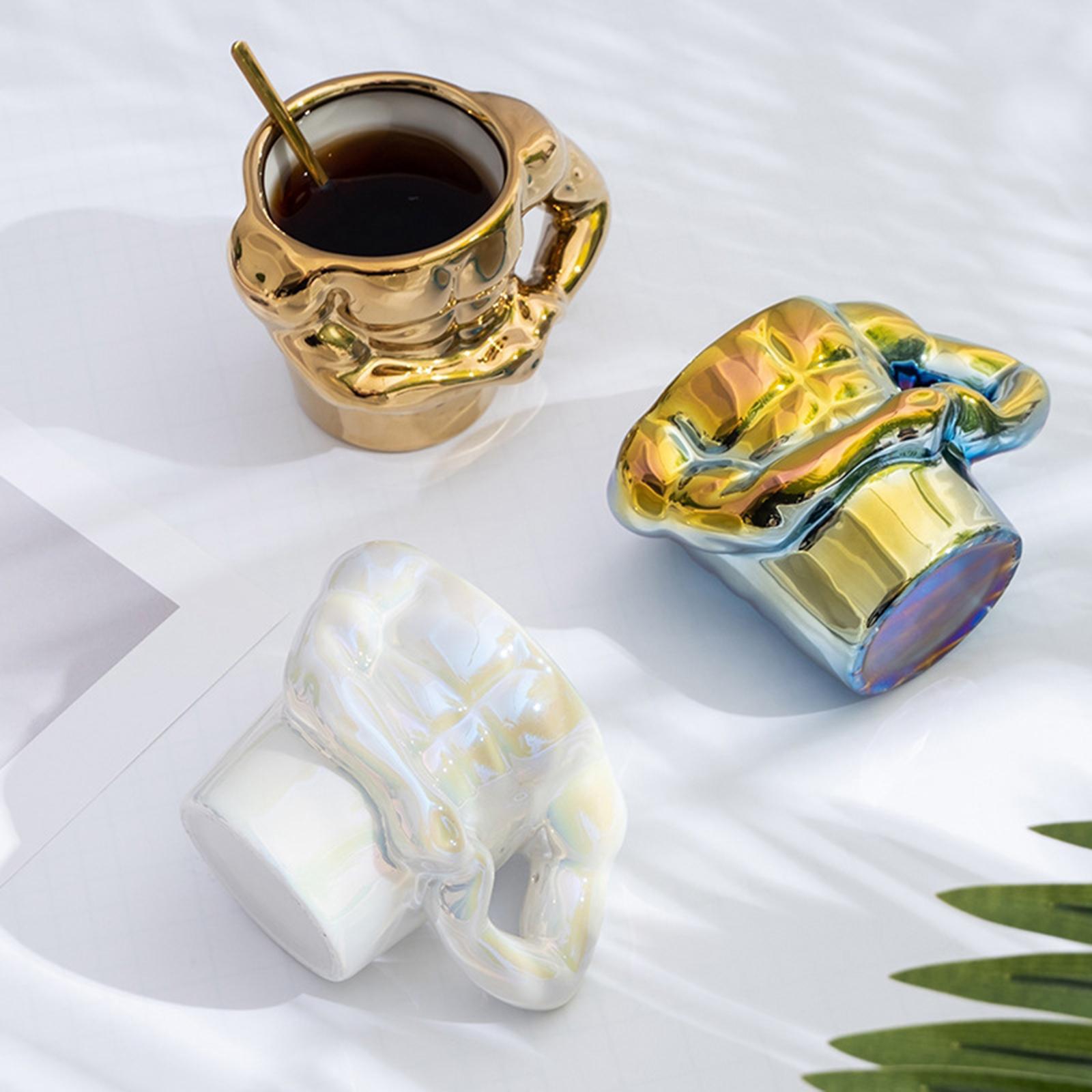 Ceramic Coffee Mug with Handle Milk Tea Cup for Office Party Wedding Housewarming Gift