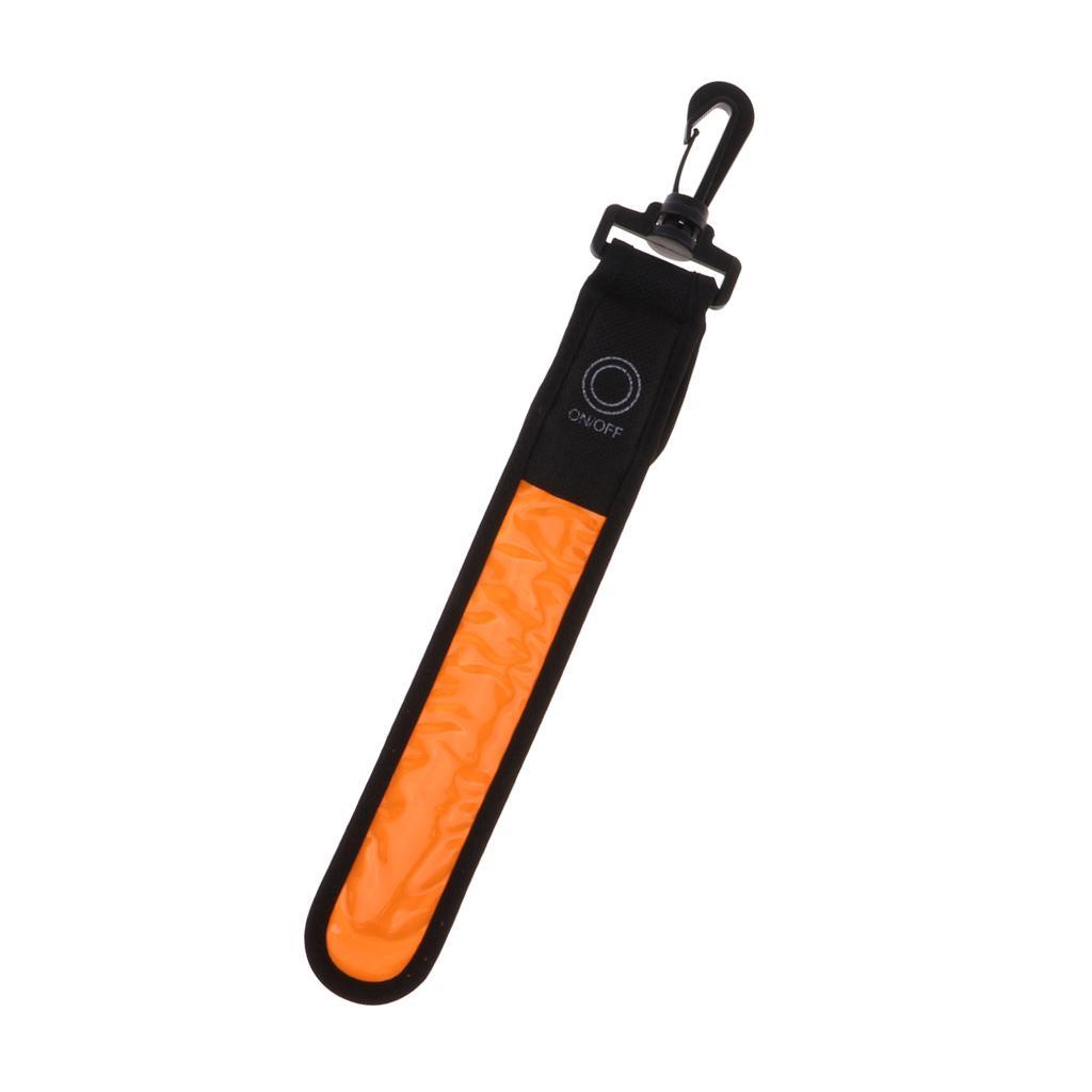 Safety Sign with Reflective Stripe Reflector for LED  Orange