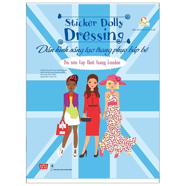 Sách Sticker Dolly Dressing - Dán Hình Sáng Tạo Trang Phục Búp Bê - Đinh Tị