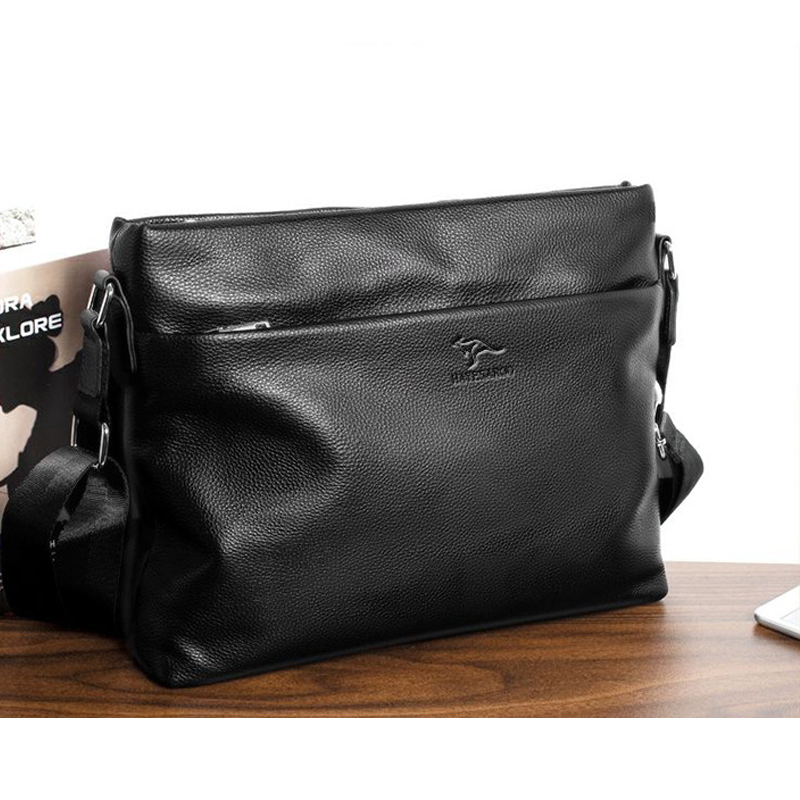 Túi đeo chéo nam DA BÒ THẬT - BEE GEE DCN9411