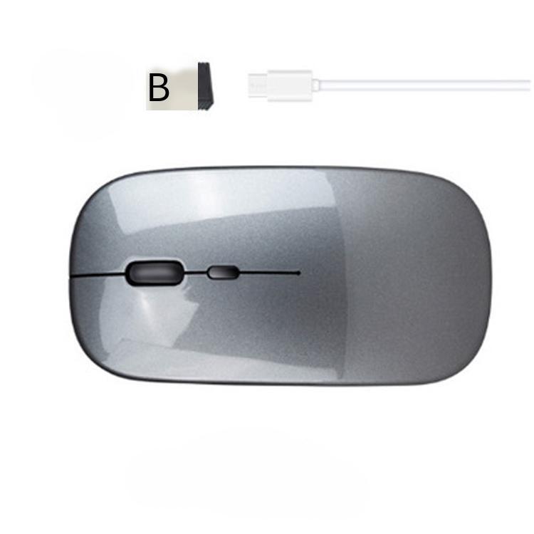 Chuột sạc không dây 2.4G phong cách mới nhất chuột chế độ kép quà tặng văn phòng chuột siêu mỏng không ồn