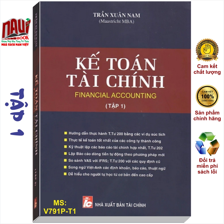 Sách Kế Toán Tài Chính (Tập 1) - MBA Trần Xuân Nam