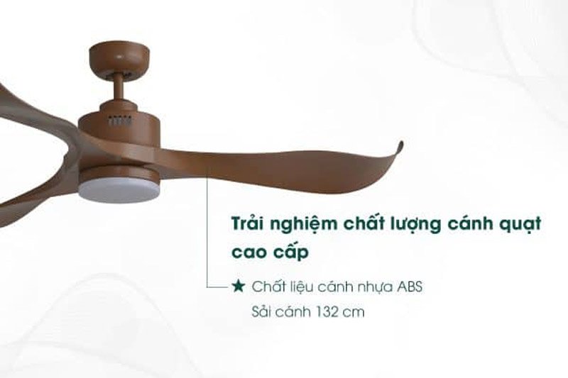 Quạt trần đèn hiệu LuxAire - Curve CV523-DC-LED - Hàng chính hãng