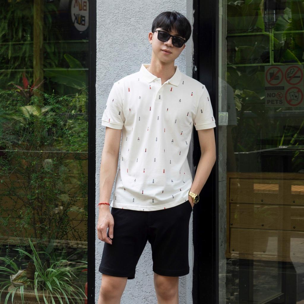 Áo polo nam SAYME áo thun có cổ họa tiết thời trang vải lacoste mềm mịn co giãn 4 chiều MCPO0002