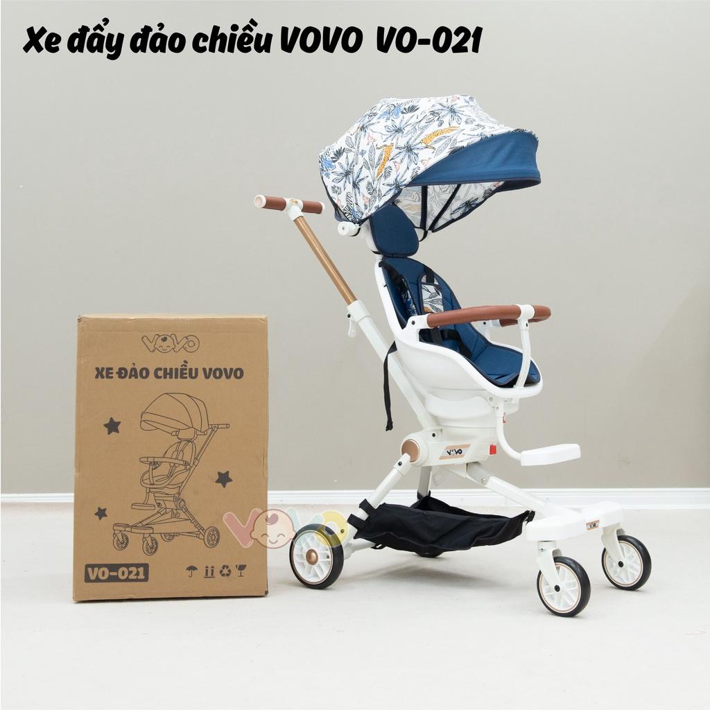 Xe Đẩy Gấp Gọn Đảo Chiều Vovo VO-021, Hàng Cao Cấp Cho Bé Mẫu Mới 2022