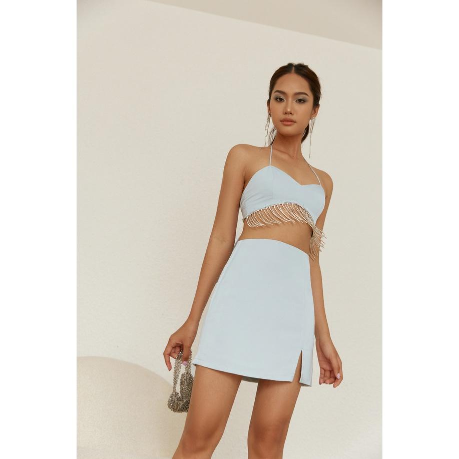 Nene Clothing - Váy ngắn xẻ tà