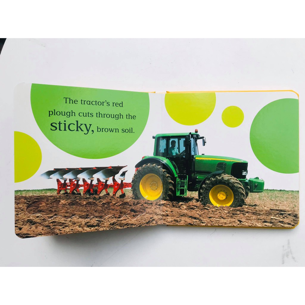 Sách : Touch And Feel Tractor - Chạm Và Cảm Nhận Máy Kéo