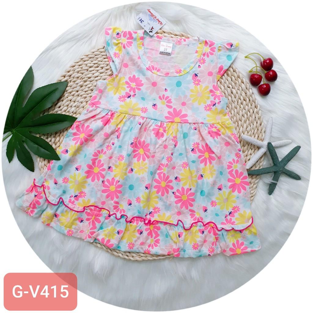 Đầm tay cánh tiên bé gái