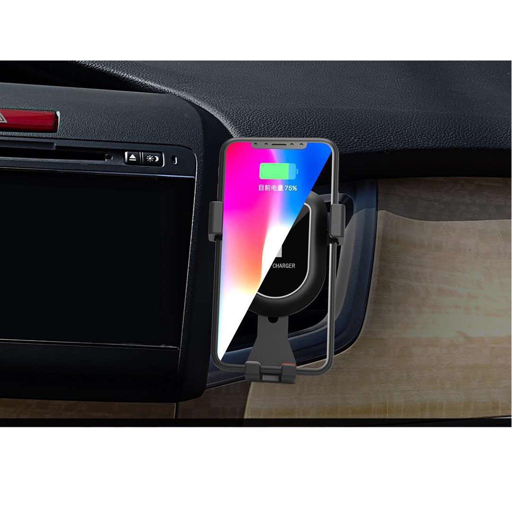 Gravity Wireless Car Charger Mount Compatible For IPhone X Samsung