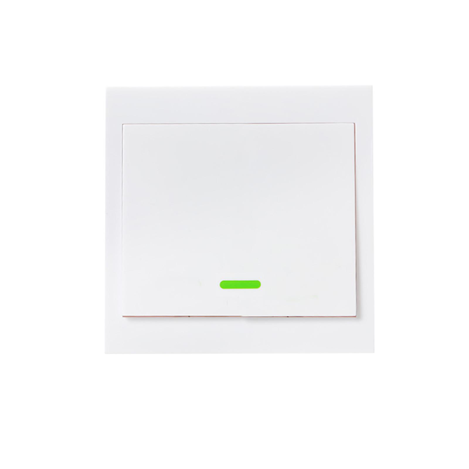 EWeLink Push Button Wall Light Switch Remote Controller 3 Gang 86 Type ON/Off Switch Panel 433MHz Wireless RF Remote Control Transmitter with Stickers Free Position Flexible For Home Living Room Bedroom
