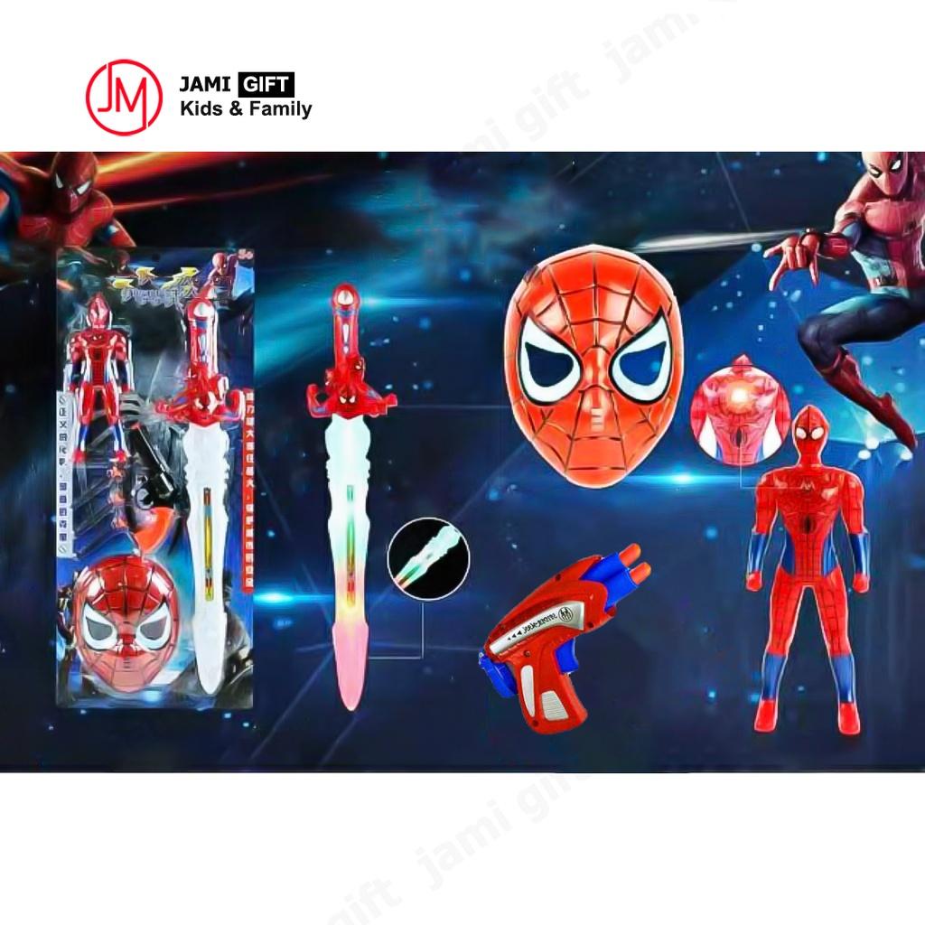 Đồ Chơi Cho Bé Hoá Trang Người Nhện Full Đồ Spiderman