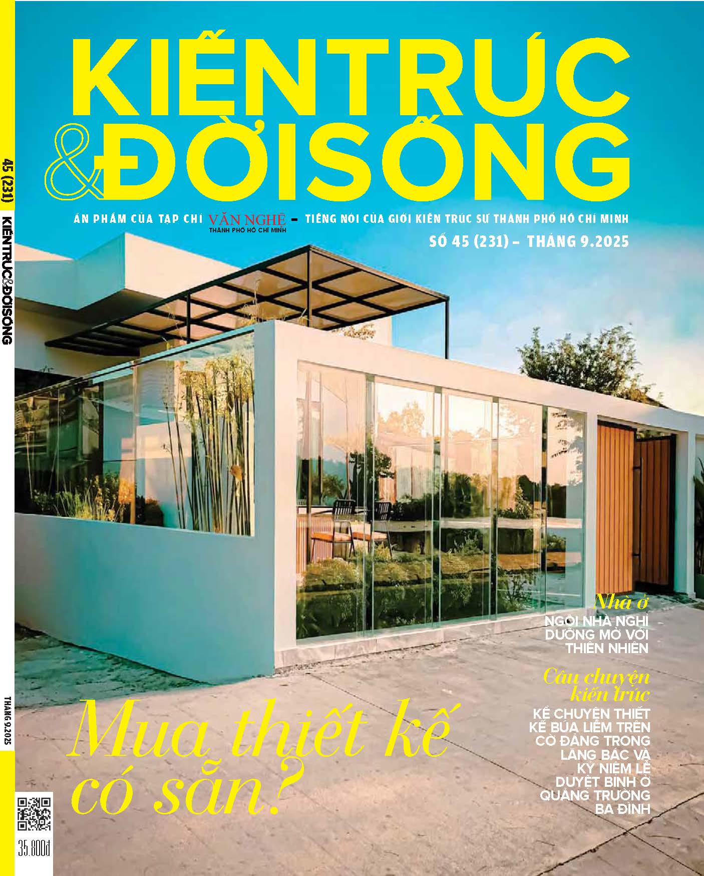 Tạp chí Kiến Trúc và Đời Sống số 231 (Tháng 9-2025)_ Mua thiết kế có sẵn