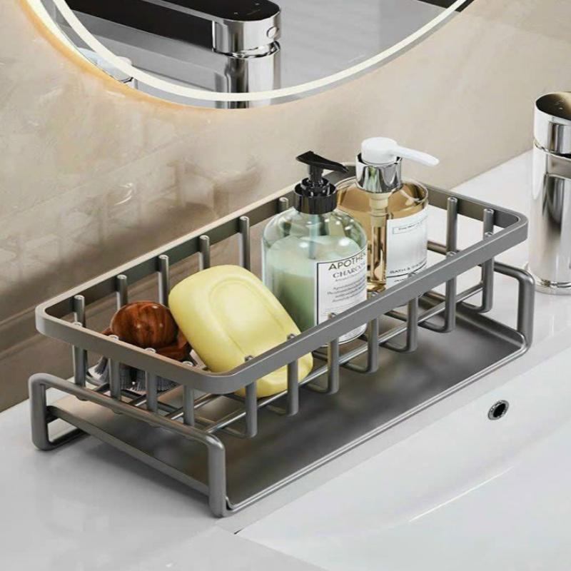 Kệ Để Đồ Rửa Chén Bát Cao Cấp Thép Carbon Dày Dặn Phủ Sơn Tĩnh Điện Chống Rỉ Chắc Chắn Có Giá Nghiêng Thoát Nước