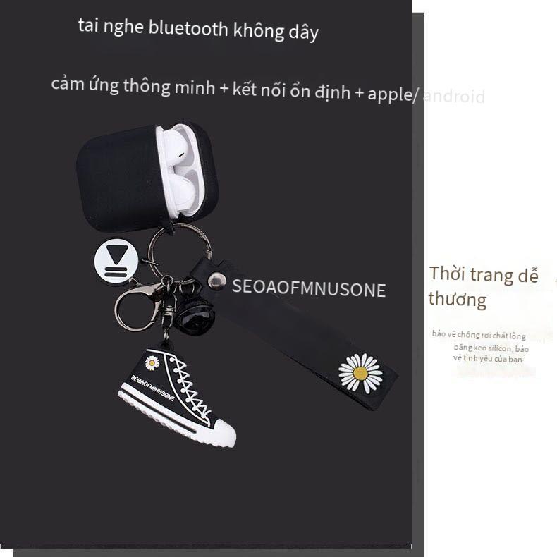 Giao hàng nhanh tai nghe bluetooth không dây phong cách hot phù hợp cho điện thoại di động tai nghe thể thao nhét trong tai iphone android