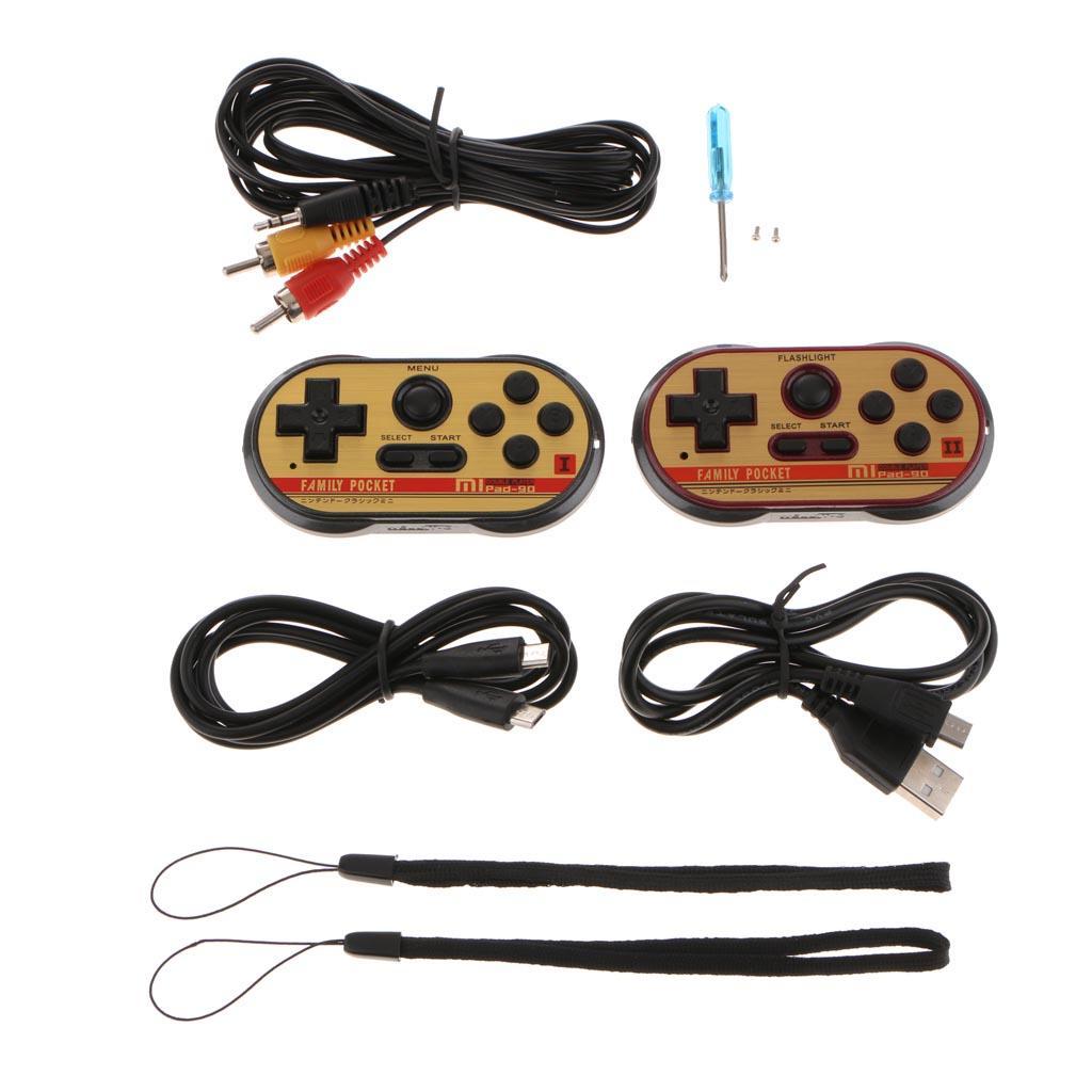 Set of 2 Classic Game Controllers for Children with Micro / USB / AV Cable +