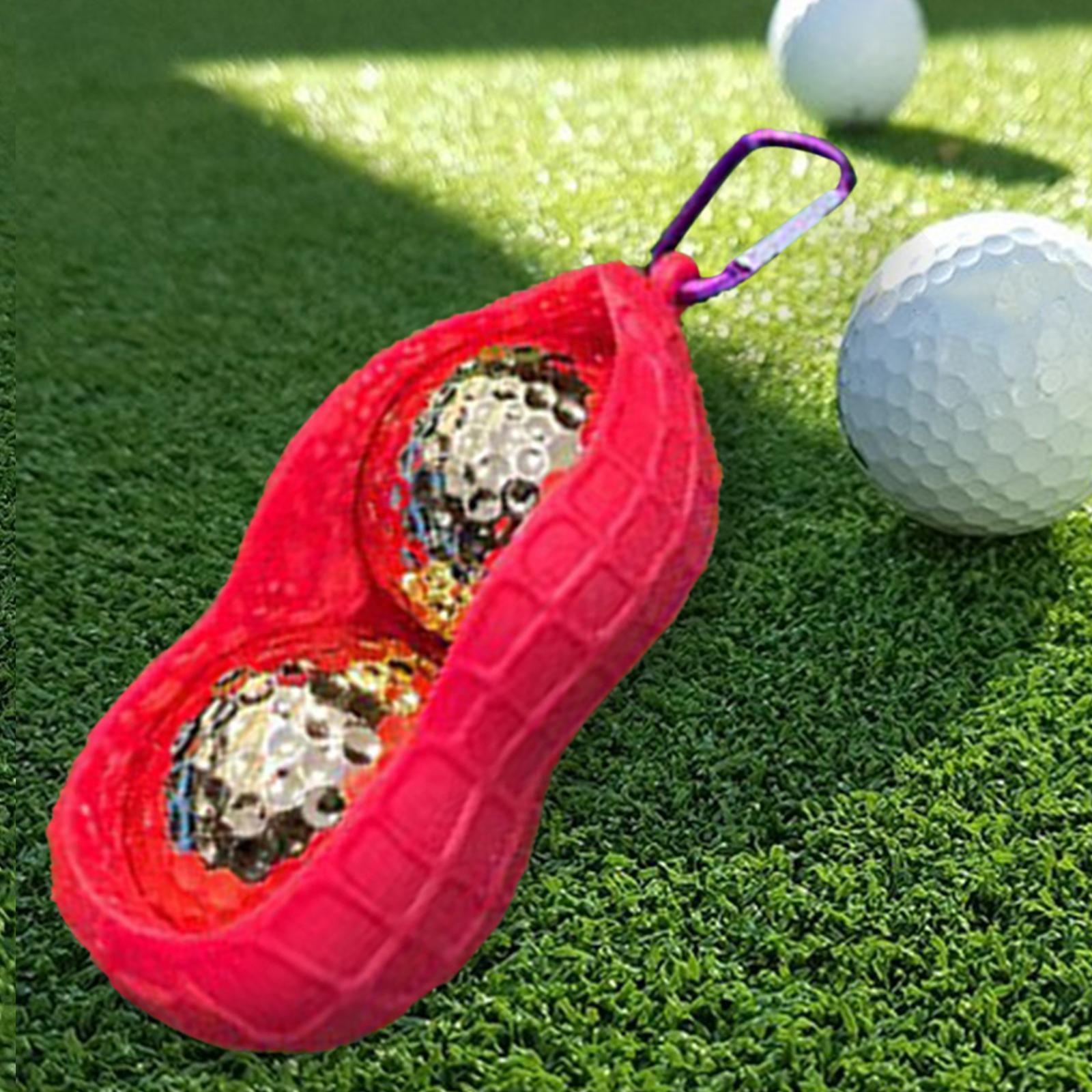 Golf Ball Holder Bag Carrier Sleeve Carry Pouch Men Women