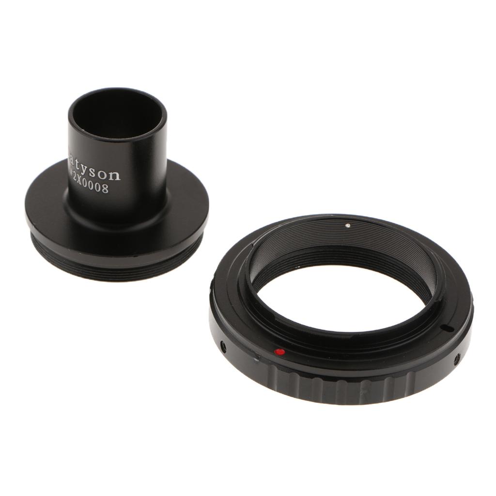 0.91" Microscope Mount Adapter with T Ring for Olympus Panasonic OM Camera