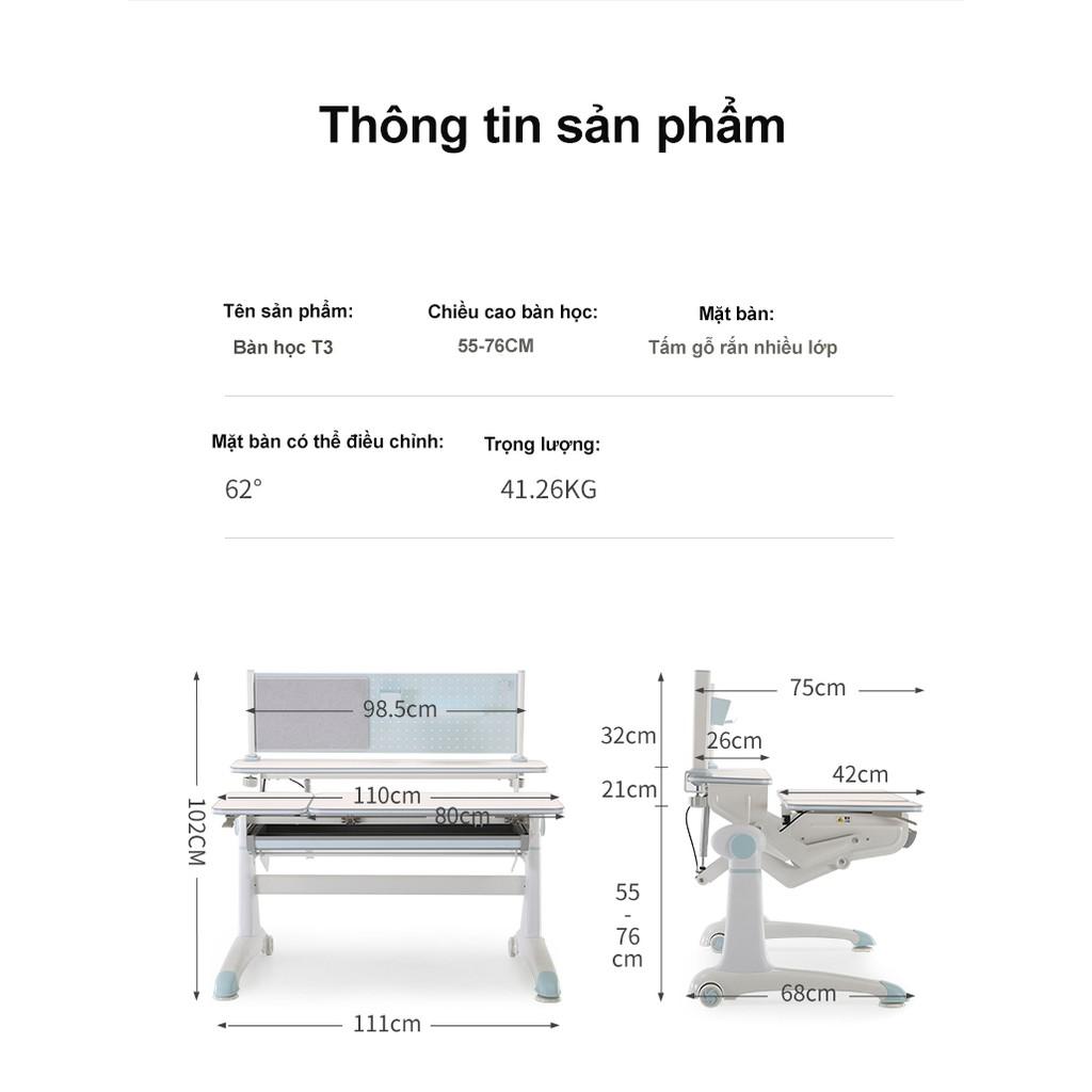 Bàn học thông minh chống gù chống cận T3