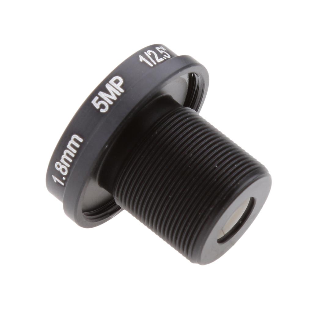 5MP 1.8mm Fisheye Lens Mini Lens IR Sensitive190 Degree Camera Lens for Security Camera Lens Fixed Iris