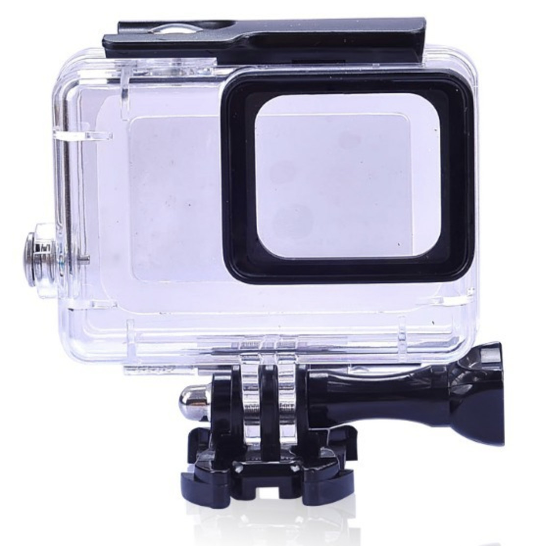 Hộp case cho Gopro hero 8 bảo vệ chống nước lên đến 30m có nút bấm - phụ kiện camera hành động
