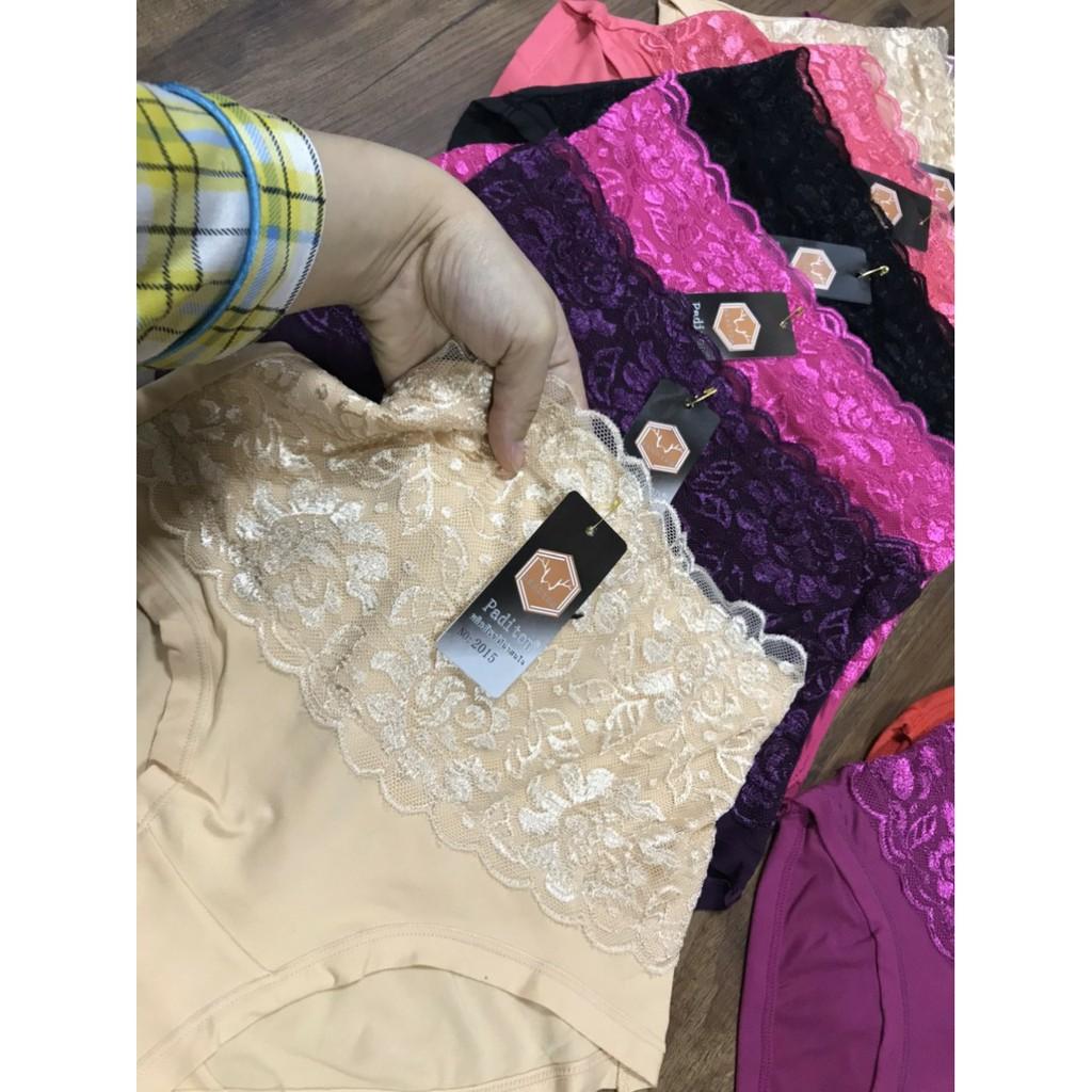 Quần lót nữ cạp cao chất cotton pha ren phom to mã 2015