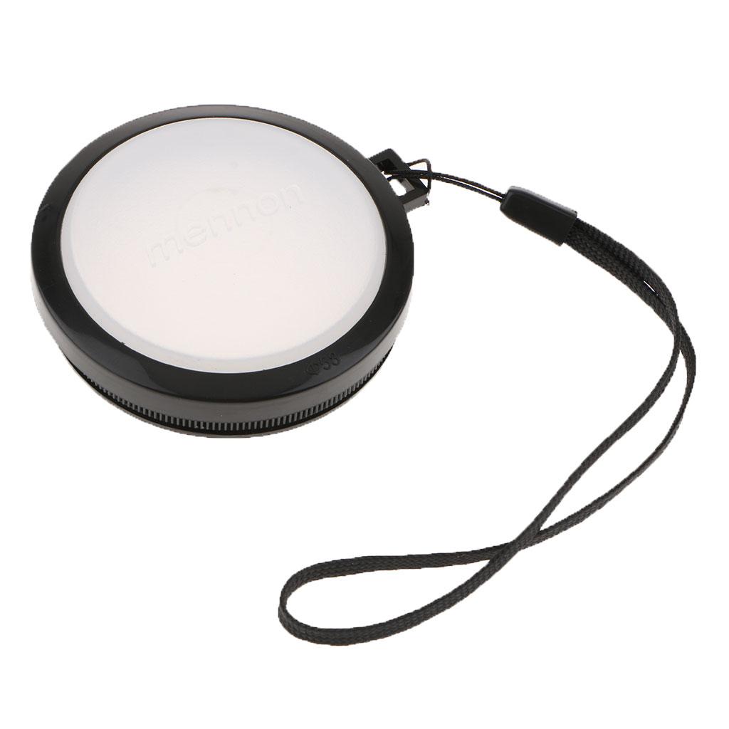 White Balance Lens Cap Cover With Filter For Camera 55mm 58mm 62mm 67mm 72mm