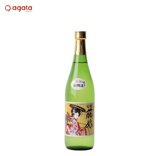 Chai Rượu Sake Nhật Kinran Fujismusume Tokubetsu Junmaishu 720ml