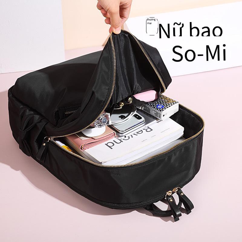 Giá thấp nhất ba lô túi máy tính túi xách nữ phiên bản Hàn Quốc của xu hướng thời trang mới ba lô du lịch vải Oxford thông thường dành cho doanh nhân